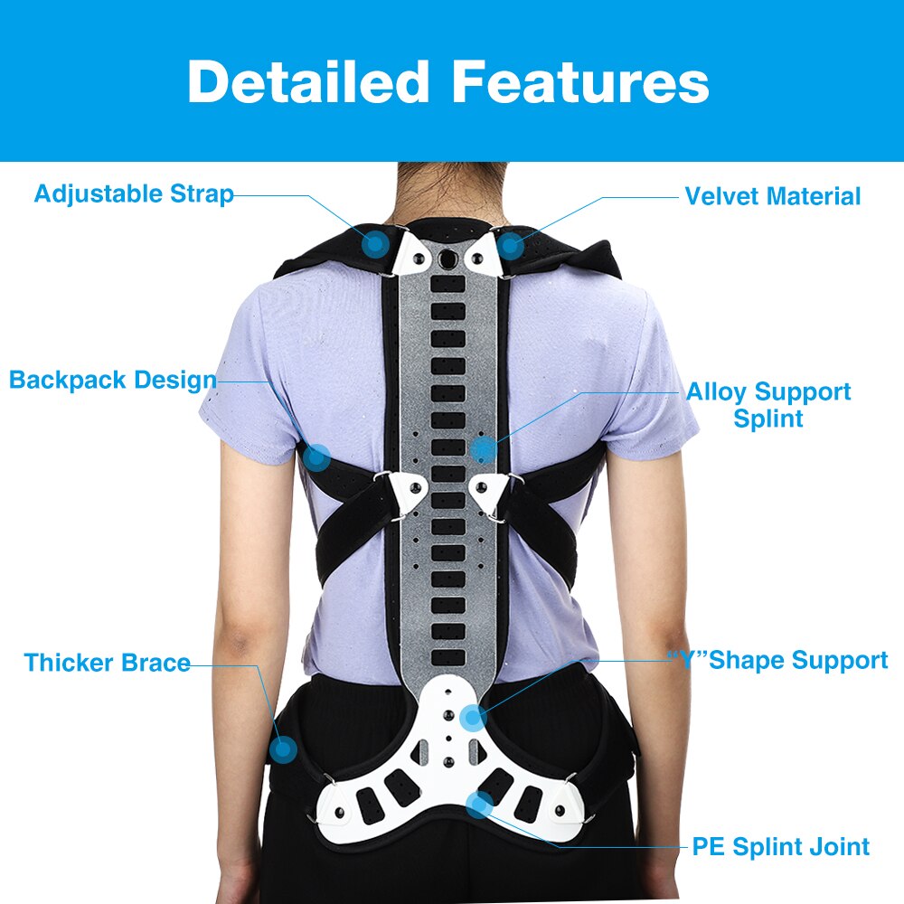 Posture Corrector Back Brace - Correttore Posturale Lombare per Schiena Dolorante,